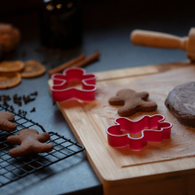 Wykrawaczki plastikowe Boże Narodzenie zestaw 9 sztuk